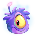 Puffle Alienígena Roxo Interface da festa