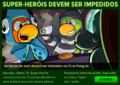 Seção da edição 348 do Club Penguin News dedicada aos vilões.