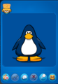 O Cartão de Pinguim no Club Penguin (app).