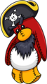 Pelúcia Pirata Itens Raros do Rockhopper