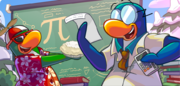 Ilustração da 490ª edição do Club Penguin News.