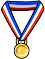 Medalha de Ouro Após completar todos os eventos.