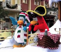 Bambadee usando o item no Disney Christmas Day Parade.